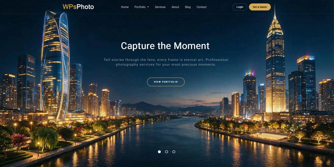 Photography WordPress Theme