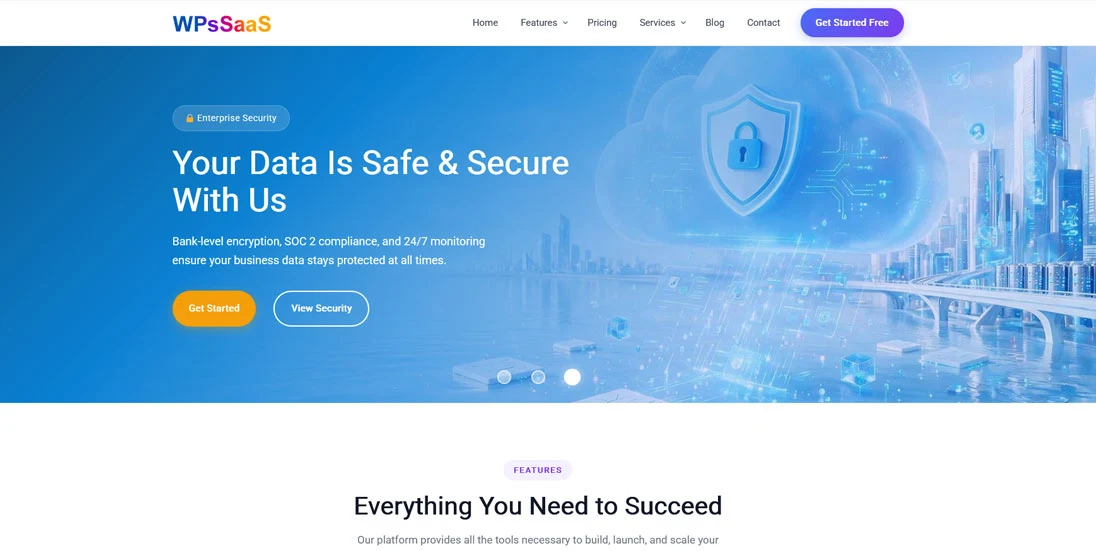 SaaS WordPress Theme
